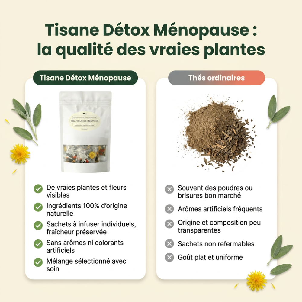 Tisane Détox Ménopause - Baumélis