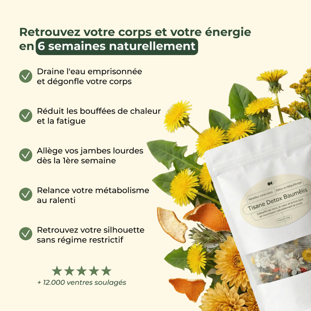 Tisane Détox Ménopause - Baumélis