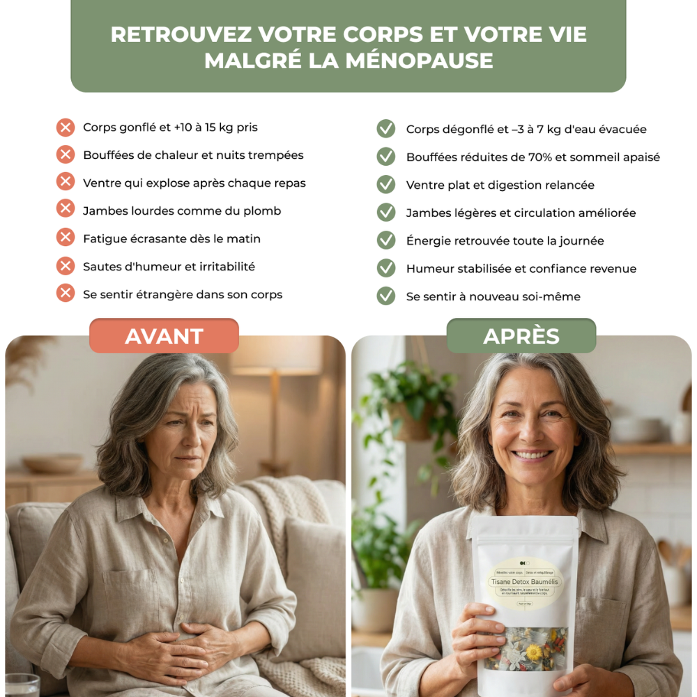 Tisane Détox Ménopause - Baumélis